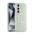 Leweisi Matte Transparent Case for Samsung Galaxy S24 FE Anti-fingerprints PC Hard Back Cover Phone Case. 