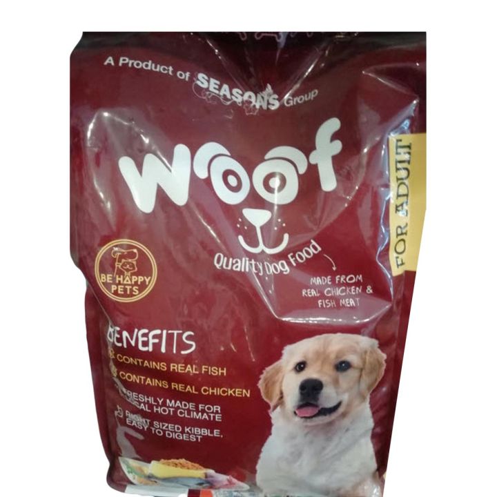 Woof Quality Adult Dog food 3KG Made from Real Chicken & Fresh Meat