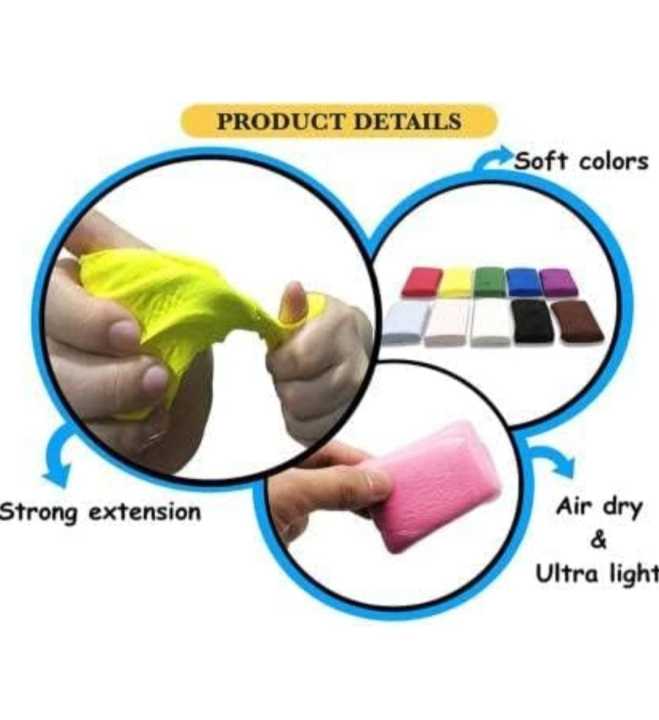 Different%20Color%20Fluffy%20Foam%20Clay%20(pack%20of%2012%5C24%5C36%20pcs)with%20Tools,%20Pack%20of%2012%20(1%20Piece%20Each%20Color)%20Super%20Light%20DIY%20Clay%20for%20Model%20air%20Dry%20Clay%20Fun%20Toy,%20Creative%20Art%20DIY%20Crafts%20-%20Image%208