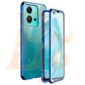 lthmy for VIVO Y22s Magnetic Case 360 Front Back double-sided 9H Tempered Glass Case Metal Bumper cover. 
