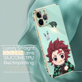 Jizetin (Free Lanyard) for iPhone 6 / 6S Case Lovely Tanjiro Luxury 6D Plating Soft Casing Silicone Ultra Thin Phone Cover. 
