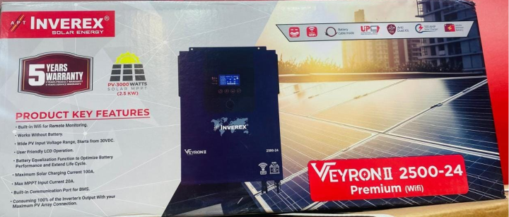 Inverex Veyron II Premium- 2.5 Kw -24V Mppt Solar Inverter
