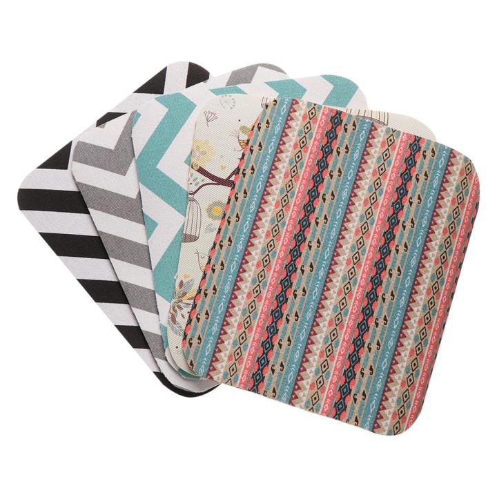 Creative Ethnic Style Canvas Mouse Pad Rubber Non-slip Gaming Mice Pad Desk Cushion Comfortable For Laptop PC MacBook