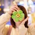 15cm Cute Smiley Flower Pendant Japanese Style Plush Toy Kawaii Flowers Doll Bag Pendant Keychain Home Decor Gifts Child Girl. 