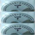Student Geometry / D / Mathematical D / Protractor /Plastic Protractor 180 Degree Transparent D (3 Pcs). 