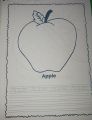 Pack of 6 Colouring Books for Kids - Read Write & Colour -Big Size Books -ABC, 123,animals , fruits, birlds and Vegetables - White. 