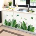 Creative Furniture Refurbishment Sticker Wardrobe Kitchen Cabinet Cabinet Door Waterproof PVC Wall Sticker Decorative Wallpaper Self-Adhesive. 
