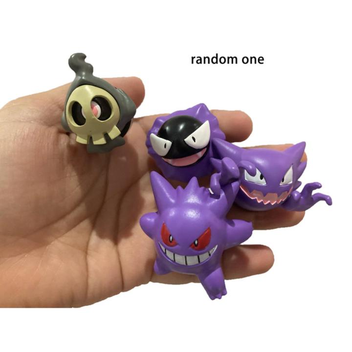 Pokémon Anime Action Figure Gengar Gastly Misdreavus Haunter Duskull Ghost Car Interior Air Outlet Decoration Kawai Car Ornament