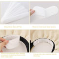 10pcs Disposable Hat Brim Stickers Shirt Collar Anti-dirty Sweat-absorbing Stickers Adjustable Hat Inner Pad Stickers Patch. 