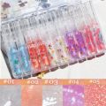 Hydrating Lip Gel, Crystal Hydrating Lip Glow Oil, Moisturizing Lip Oil, Gloss Transparent Jeelly Lip Care Oil Long Lasting Nourishing Non-sticky Lip Tint Lipstick. 