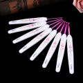 8pcs Plastic Handle Floral Aluminium Crochet Hooks-KS. 