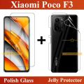 Back Soft Film Protector For Xiaomi Poco F3 | Xiaomi Poco F3 Screen Tempered Guard. 