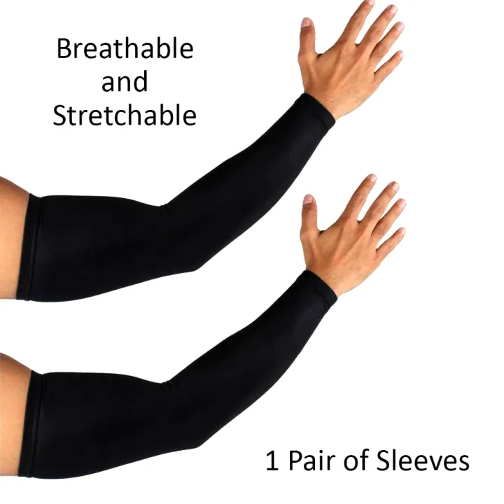 Sports%20Arm%20Sleeves%20Gloves%20Gym%20Arm%20Sleeves%20for%20Men%20Sports%20Sleeves%20For%20Sun%20Protection%20or%20Cooling%20Compression%20in%20Black%20and%20White%20(Pack%20of%201%20Pair,%202%20Pcs,%20Free%20Size)%20-%20Image%204
