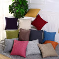 CUANFEN Solid Color Throw Pillow Cover 45x45cm Polyester Pillowcase Car Sofa Home Waist Cushion Cover Decoration Pillows Case. 