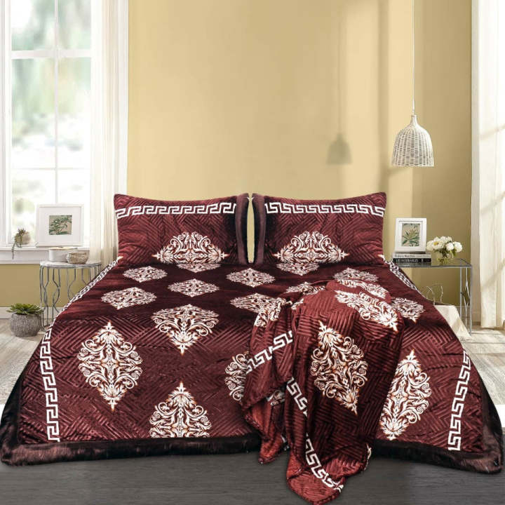 Khan Tex Dreamy Fluff Fleece Blanket Set