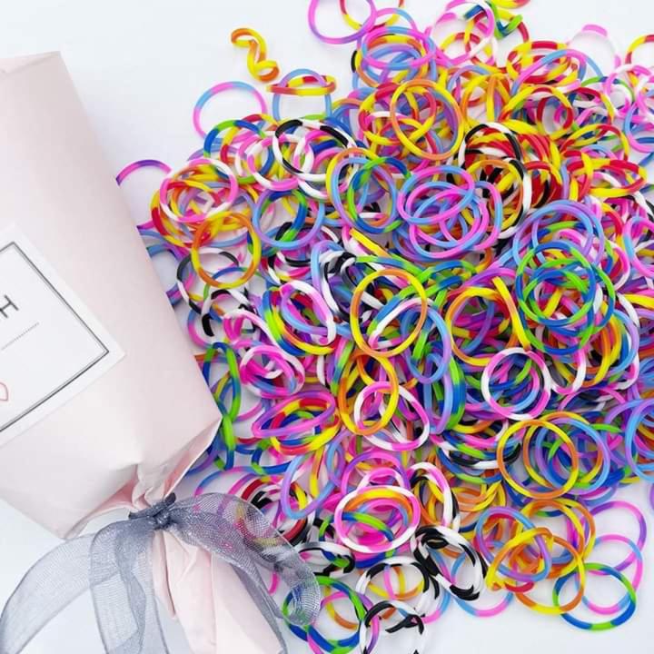 Loom Rubber band  Multi Colour Full Packet (500Pcs)