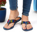 Blue Casual Ladies Slippers by STEPMOV. 