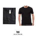 Plain T Shirts for Men Short Sleeves Tees for Casual Wear in Black and Blue. 
