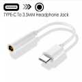 Original Samsung USB Type C to 3.5mm Audio Headphone Jack Adapter Connector For Type-C Models | Earphone Converter Aux Audio Sound Cable Headset Splitter Music Converter - High Quality. 