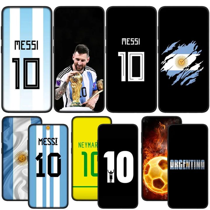 Argentina Football Number 10 7 Cover Phone for OPPO A17 A15 A16 A12 A53 A54 A55 A56 A57 A77 A76 A94 A92 A72 A52 A96 A74 Case