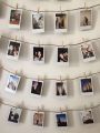 polaroid picture deal for home decor polaroid clips and jute rope customize your own pictures. 