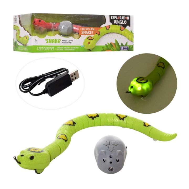 Jungle IR Remote Control Children Simulation Snake Electronic Toy