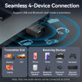 Vention Bluetooth 5.4 5.3 5.1 5.0 Dongle Wireless USB Device Receiver for PC Keyboard Mouse Earphone PS5 Switch Headset Audio Xbox PS4 Windows 10 8 7 Connector Multiple USB Bluetooth Adapter. 