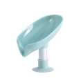 Newstyle Leaf Shape Soap Box Drain Soap Holder Box Bathroom Shower Soap Holder Dish Storage Plate Tray Bathroom Supplies Bathroom Gadge. 