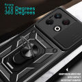 Vantime for Tecno Spark 30 Pro 4G Case Hard Sliding Lens Protect Stand Holder Back Cover. 