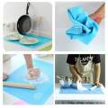 Silicone Dough Kneading Rolling Baking Mat for Kitchen Non Stick Non Slip Washable Silicon Sheet Graduated in cm and Inches for easy Measurements of Pastry Roti Pizza Cakes wear and tear resistant Pad. 