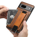 Applicable to Google 8 Card Phone Case Google7a Bracket Rear Cover Wrist Strap iPhone14 Color Matching Protective Sleeve. 
