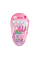 Rivaj UK - Ladies Razor Pink Rose (2 Blades). 