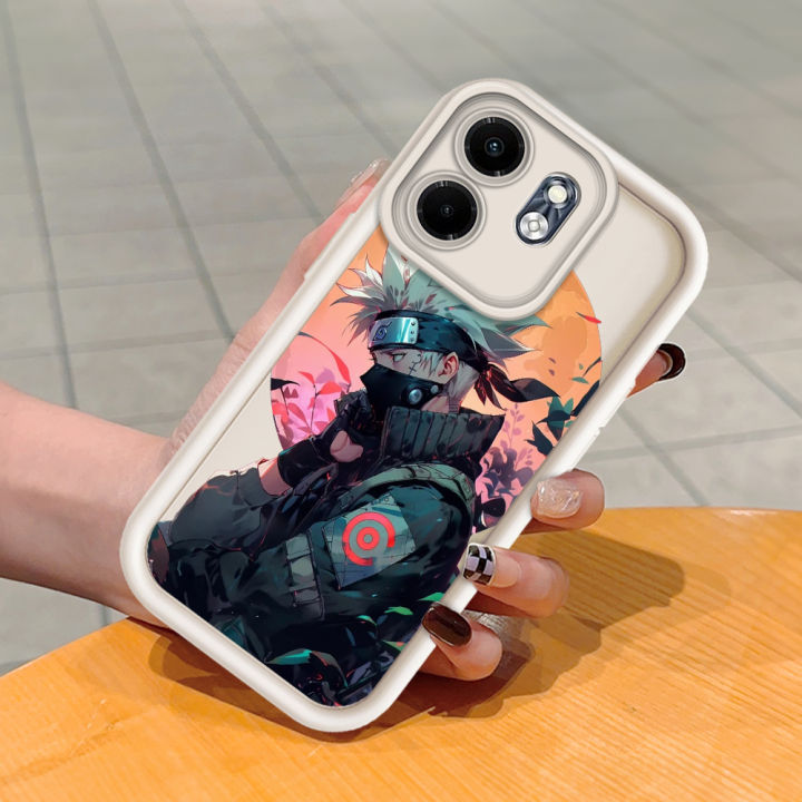 TA for Infinix Smart 9 Hot 50i Back Cover Soft Square Ladder Uzumaki Naruto Cases Silicone Camera Protection Phone Case