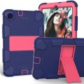 For Samsung Galaxy Tab A 8.4 (2020) Shockproof Two-Color Silicone Protection Case with Holder. 