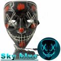 Halloween Decoration LED Mask Light Up Party Neon Mask Cosplay Horror Mask for Halloween Party Decor Props Accessories. 