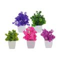 ( Set of 4)  Jini Cute Mini artificial flower Home Decoration Office Multicolor Randomly Colors. 