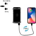 Imported Portable Wireless Powerbank 6000 mAh Power Bank Lithium Polymer Battery 2in1 for Iphone & Samsung & Other Mobile Models. 