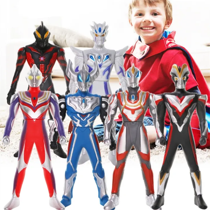 BUY%205%20GET%201%20FREE!!%20SUPER%20SIZE%2023cm%20Ultraman%20New%20Soft%20rubber%20Blu%20Gaia%20Darklops%20Zero%20Gruebe%20Monster%20Action%20Figure%20Emperor%20Infinite%20Form%20Children's%20Toys%20Holiday%20Gifts%20Ultraman%20-%20Image%204