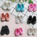 New Shoes for 1/6 BJD 28 CM Dolls Variety of Colors Heeled Flat Princess Shoes PVC Material Doll Accessories 3 Pairs. 