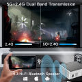 Android 11.0 Projector Portable Screen Video LCD Smart10000 Lumens 1080P Home Projector Smart Android Wireless Projector Hd Home Theater Video Projector Mini Projector 4K Video. 
