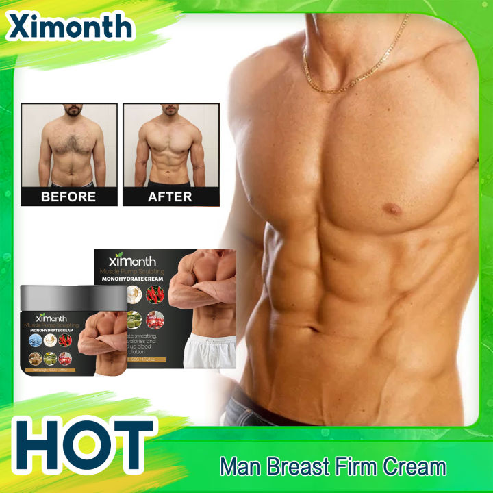 Abdominal Strengthening Cream Gynecomastia Tightening Cellulite Reduce Muscle Fitness Shaping Man Chest Firming Massage Cream