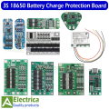 3S 12V BMS Battery Protection Board  – 8A/10A/20A/25A/40A/60A/100A Battery Protection & 3S 4A 18650 Charging Module by Electrica. 