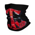 Ferrari Bandana Neck Gaiter Motorcycle Club F1 Car Race Wrap Scarf Cycling Scarf Hiking Unisex Adult Windproof. 