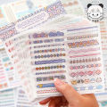 Tirado Abu Dodo Sauce Series Cute Girl Border Material Cartoon Stickers Plain Handbook Stickers Wholesale. 
