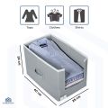 pack of 3 - Shirt Stacker Organizer, Shirt Stacker Front open Window Organizer, Shirt Stacker Organizer Designer for Wadrobe, Foldable Cloth Cover Large Capacity Cloth Organizer.. 