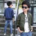Baby Boys Long Sleeve Jacket Zipper Baseball Coat Sportswear for 5-14Y Kids. 