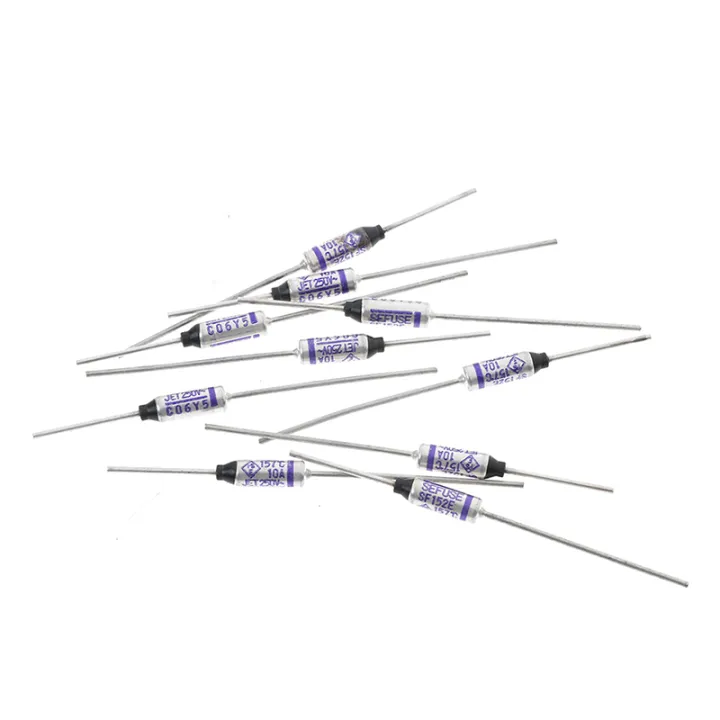 5Pcs Microtemp Axial Thermal Fuse Cutoff TF 157℃ 157 Degree SF152E 250V 10A *l