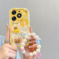For Tecno Spark 10 Pro Spark 10C Spark 10 4G KI5q KI7 Cover,with Flower Bracelet 3D Cute Cartoon Pattern Shockproof Silicone Phone Case. 