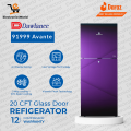 Dawlance Refrigerator | Model 91999 AVANTE  | Large Size 20 Cubic Feet | Glass Door | Low Voltage Operate (LVS) Technology | Vitamin Fresh Technology | 12 Years Compressor Warranty. 