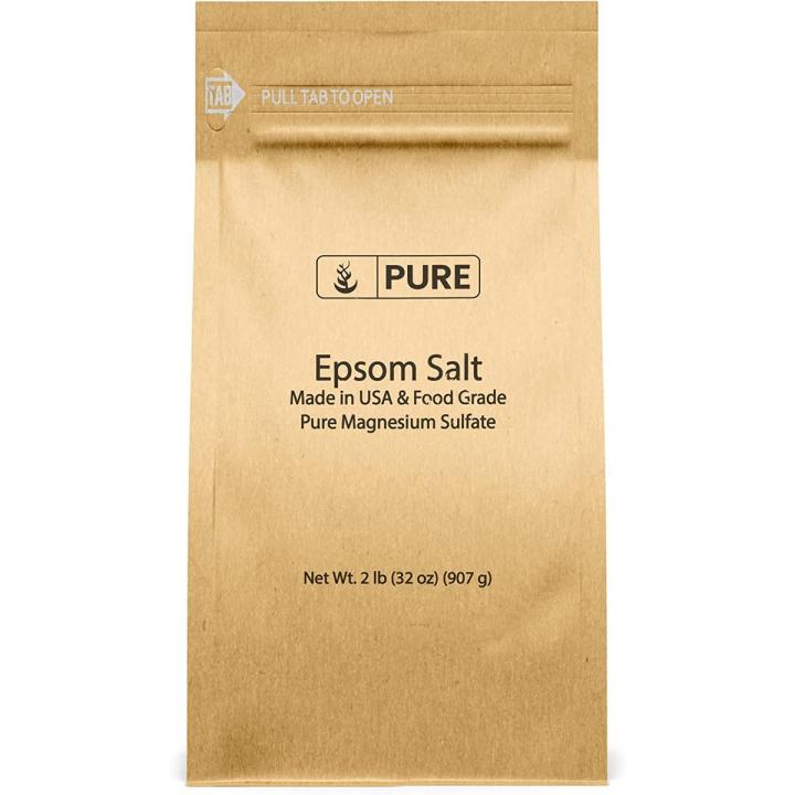 Epsom Salt For Plants 500 Grams Pack - Epsom Salt Bath (USA MADE)